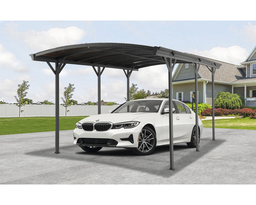 Carport design double sur mesure - Aluminium anodisé