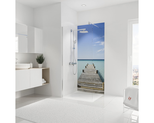 Panneau mural de douche SCHULTE DecoDesign passerelle maldives 210 x 90 cm LW1900921 636