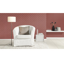 Papier peint intissé 688061 Tropical House uni rouge