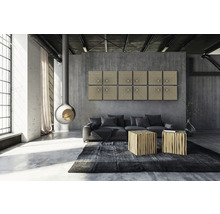 Panneau acoustique ACER blanc 500 x 500 x 57 mm