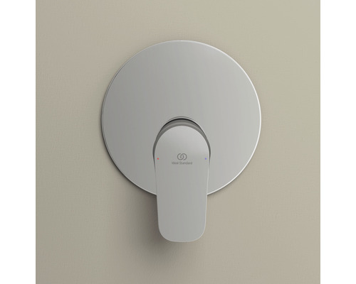 Logo Ideal Standard sur un robinet pour lavabo