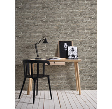 Vliestapete 36139-4 Neue Bude 2.0 Steinmauer braun