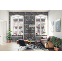 Vliestapete 36923-2 Metropolitan Stories Fliese lila-beige