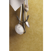 Vliestapete 36721-3 Desert Lodge Textil-Optik Uni gelb