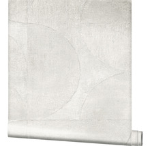 Vliestapete 32824 Vintage Deluxe Kreise silber
