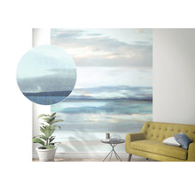 Wandbild mit Landschaftsmotiv in einem Wohnzimmer