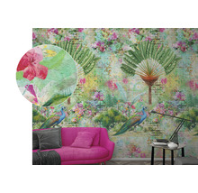 Fototapete Vlies 47259 Smart Art Easy Dschungel grün 3-tlg. 159 x 270 cm