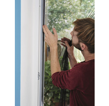 Fliegengitter für Fenster tesa Insect Stop Comfort ohne Bohren anthrazit 130x130 cm