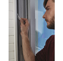 Fliegengitter für Fenster tesa Insect Stop Comfort ohne Bohren anthrazit 130x130 cm