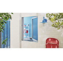 Fliegengitter für Fenster tesa Insect Stop Comfort ohne Bohren anthrazit 130x130 cm