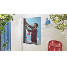 Fliegengitter für Fenster tesa Insect Stop Comfort ohne Bohren anthrazit 130x130 cm