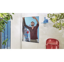 Fliegengitter für Fenster tesa Insect Stop Comfort ohne Bohren anthrazit 130x130 cm