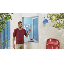 Moustiquaire pour fenêtre tesa Insect Stop Comfort anthracite sans perçage 130x150 cm