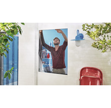 Moustiquaire pour fenêtre tesa Insect Stop Comfort anthracite sans perçage 130x150 cm