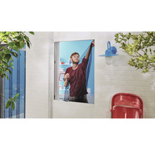 Fliegengitter für Fenster tesa Insect Stop Comfort weiss ohne Bohren 130x150 cm