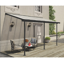 Toiture pour terrasse PALRAM Sierra 447 x 230 cm gris