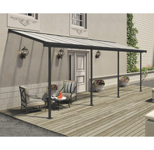 Toiture pour terrasse PALRAM Sierra 670 x 230 cm gris