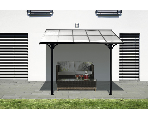Toiture pour terrasse WESTMANN 313 x 300 cm noir