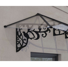 Auvent avec motif d''oiseau pour montage au-dessus d''une porte