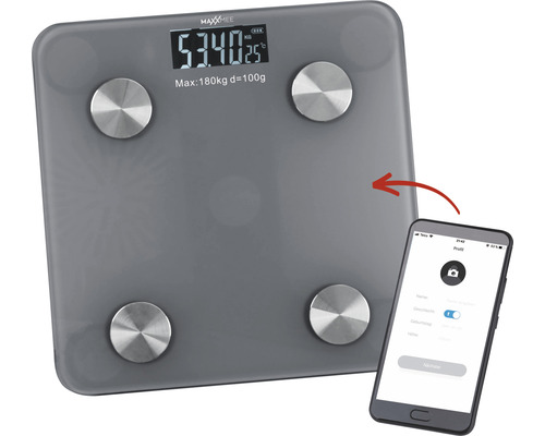 Personenwaage mit Smartphone Verbindung