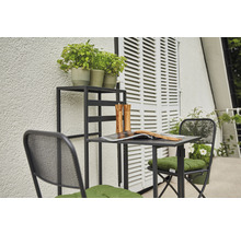 Ensemble de meubles de balcon Siena Garden 2 places composé de: table, 2 chaises pliantes aluminium anthracite-thumb-18