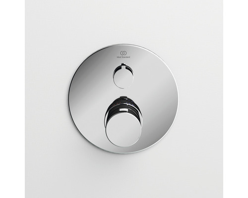 Ideal Standard Logo. Runde Unterputz-Armatur für Dusche oder Badewanne.