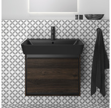 Waschtischunterschrank Ideal Standard Connect Air BxHxT 40 x 40,9 cm x 53 cm Frontfarbe nuss schwarz matt holzdekor R0472NE
