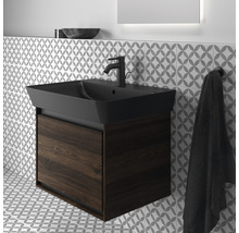 Waschtischunterschrank Ideal Standard Connect Air BxHxT 40 x 40,9 cm x 53 cm Frontfarbe nuss schwarz matt holzdekor R0472NE