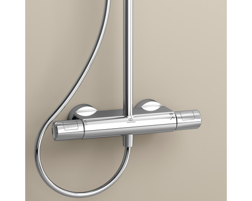 Robinet de douche apparent avec thermostat