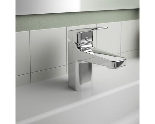 Mitigeur monocommande en métal pour lavabo