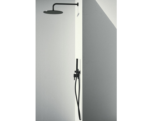 Brausegarnitur mit Kopfbrause und Handbrause für die Dusche