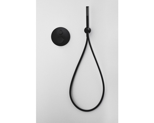 Handbrause mit Schlauch und Armatur für die Wandmontage