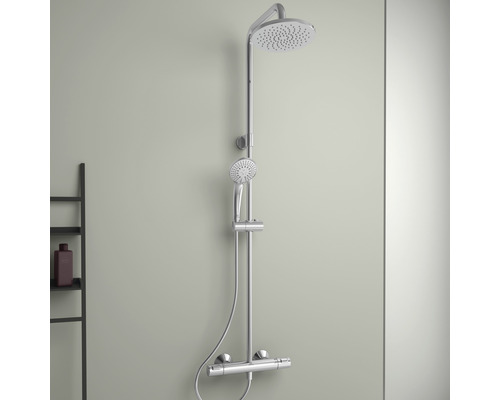 Duschsäule mit Kopfbrause und Handbrause