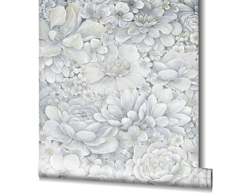 Tapetenrolle mit Blumenmuster