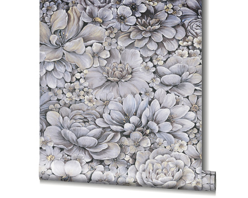 Tapetenrolle mit Blumendesign
