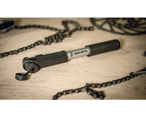 Pompe à vélo Bike Broz avec chaîne de vélo et outils