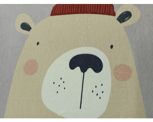 Illustration eines Bären mit Mütze