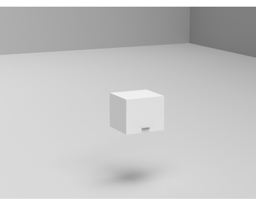 Meuble haut cubique avec poignée