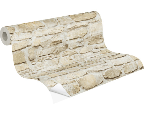 Rouleau de papier peint motif pierre