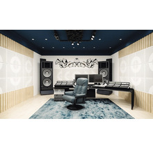 Panneau acoustique WAVO blanc 500 x 500 x 57 mm