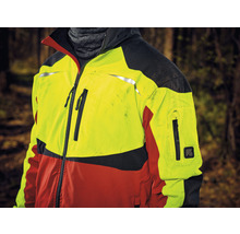 Veste forestière avec plusieurs poches zippées