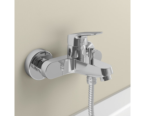 Aufputz-Badewannenarmatur mit Brauseschlauch