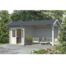 Abri de jardin avec terrasse et mobilier de jardin