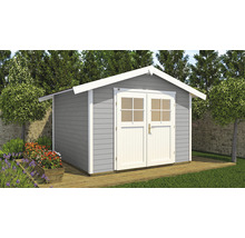 Gartenhaus weka 122 Gr. 1 inkl. Fußboden 285 x 239 cm grau