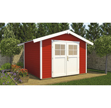 Gartenhaus weka 122 Gr. 2 inkl. Fußboden 285 x 270 cm schwedenrot