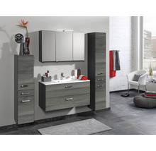 Spiegelschrank Held Möbel 70 x 20 x 66 cm dunkelgrau 3-türig 007