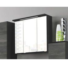 Spiegelschrank Held Möbel 60 x 20 x 66 cm dunkelgrau 3-türig 009