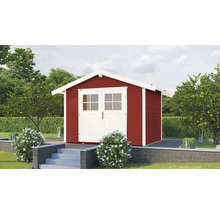 Gartenhaus weka 122 Gr. 5 inkl. Fußboden 380 x 324 cm schwedenrot