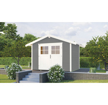 Gartenhaus weka 122 Gr. 5 inkl. Fußboden 380 x 324 cm grau