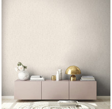 Papier peint intissé 38615-4 #Hygge structure uni gris beige
